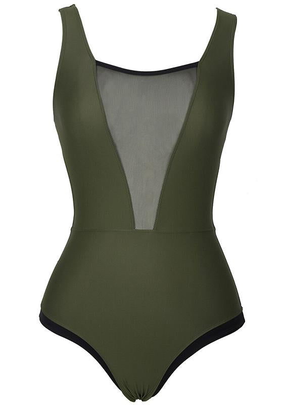 Army Green One-piece