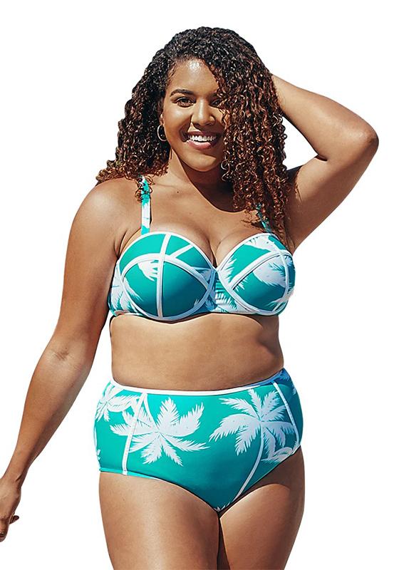 Push Up High Waist Bikini Set