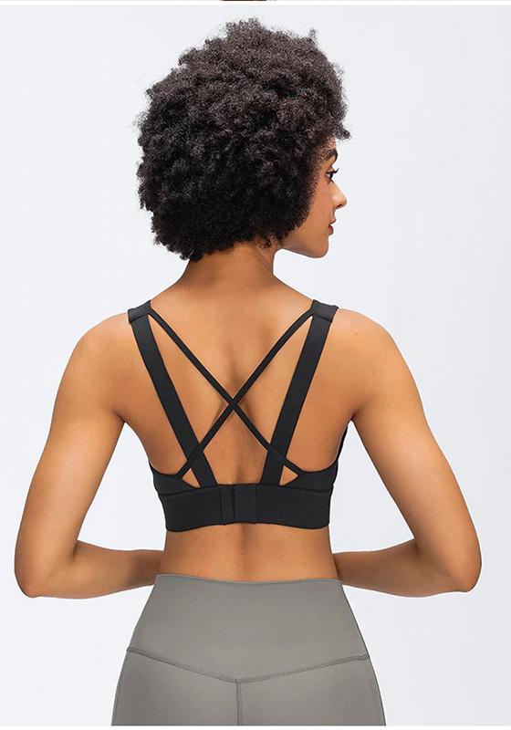 High Support Back Closure Sports Bra