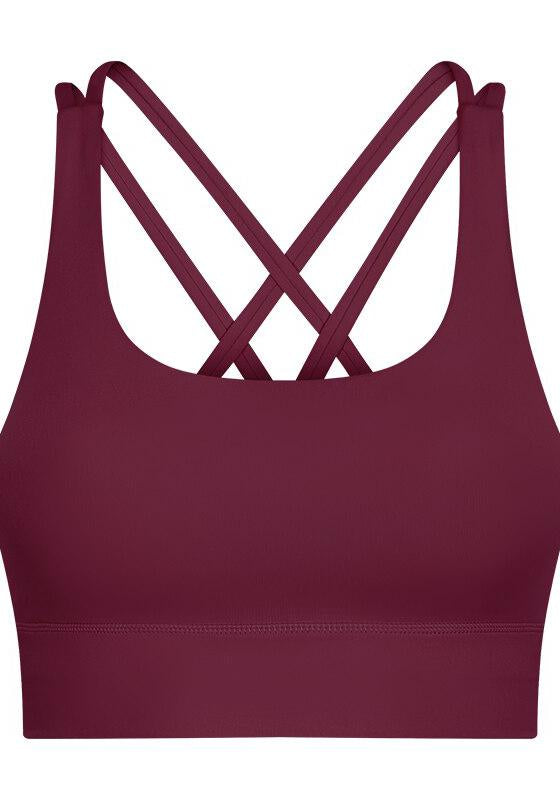 Medium Support Criss-Cross Yoga Bra