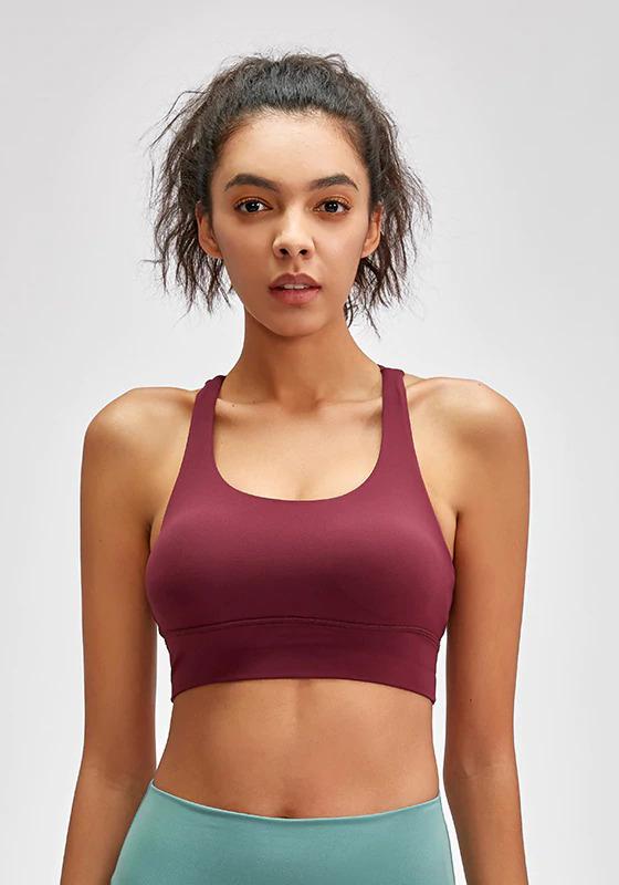 Medium Support Criss-Cross Yoga Bra