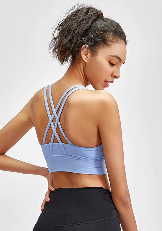 Medium Support Criss-Cross Yoga Bra