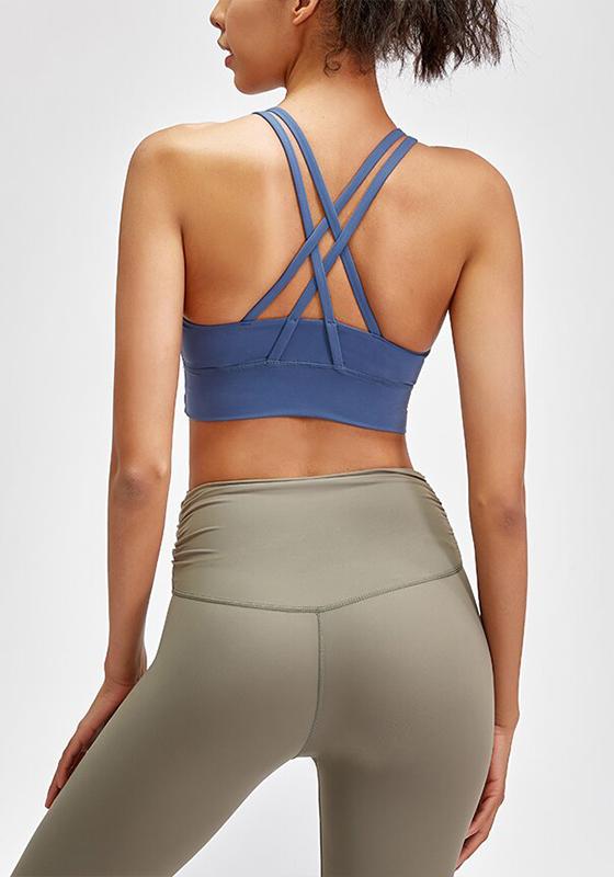 Medium Support Criss-Cross Yoga Bra