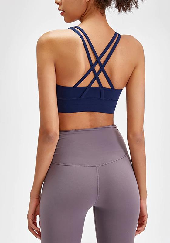 Medium Support Criss-Cross Yoga Bra