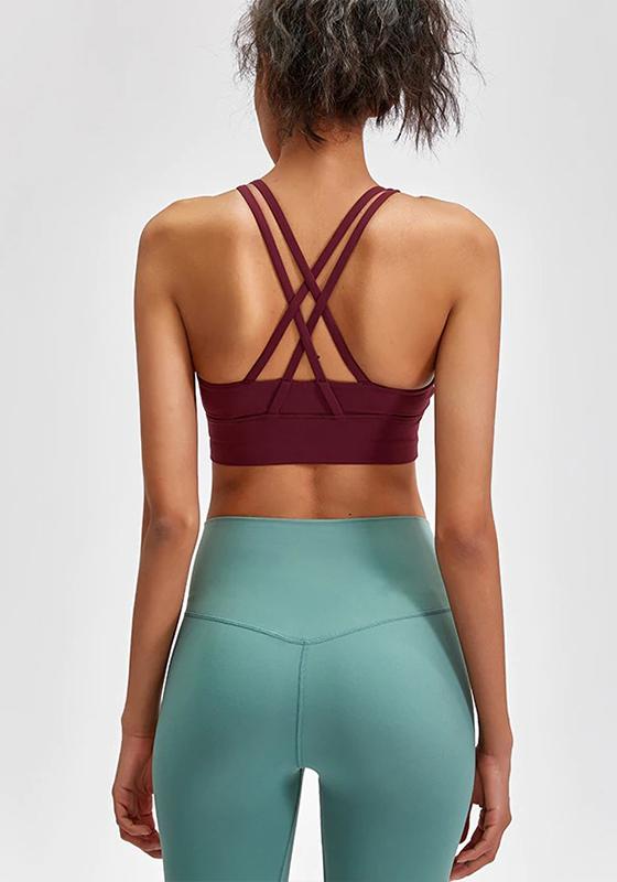 Medium Support Criss-Cross Yoga Bra