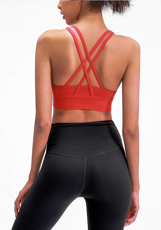 Medium Support Criss-Cross Yoga Bra