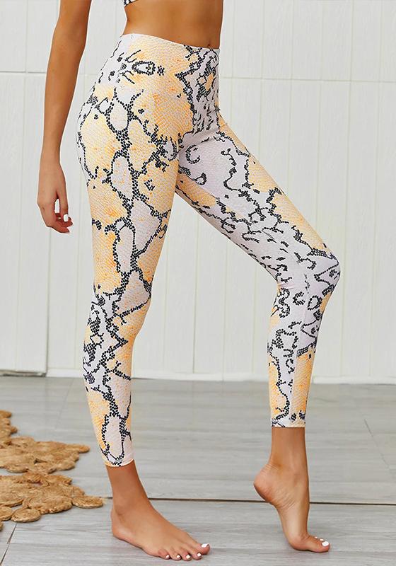 Snake Skin Yoga Set