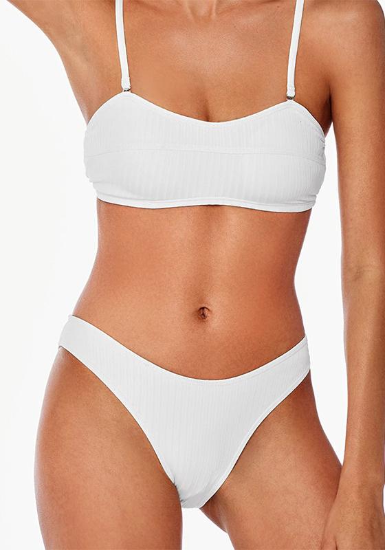 Bandeau Low Waist Bikini Set