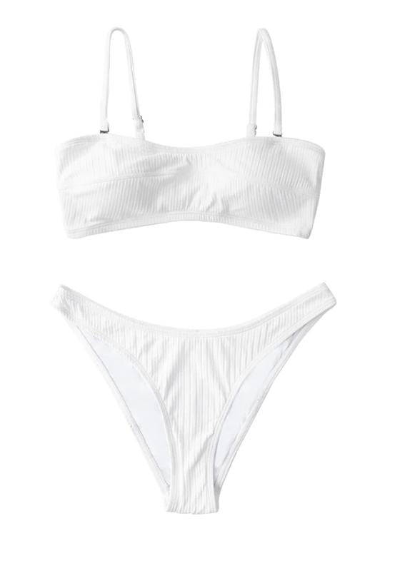 Bandeau Low Waist Bikini Set