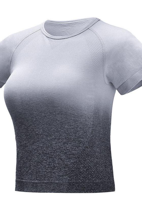 Ombre Seamless Yoga Shirt