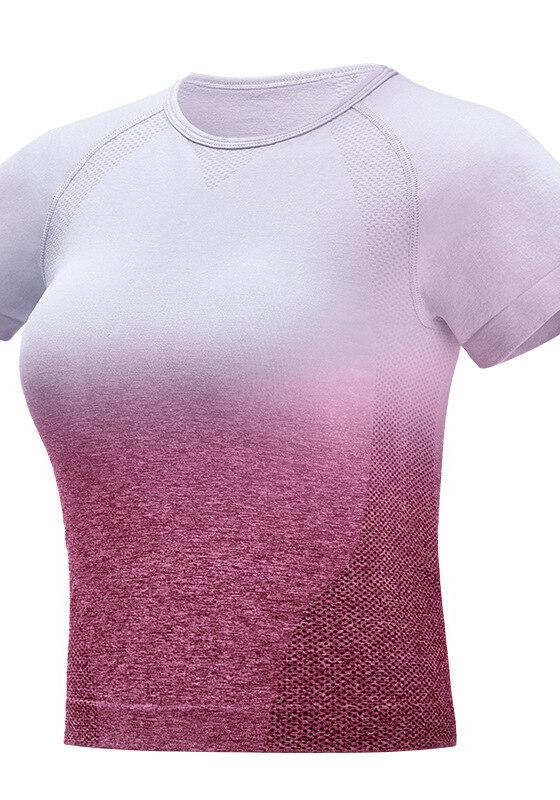 Ombre Seamless Yoga Shirt