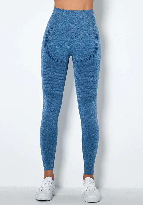 Aqua High Waisted Yoga Pants