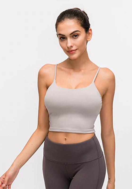 Solid Cami Sports Bra