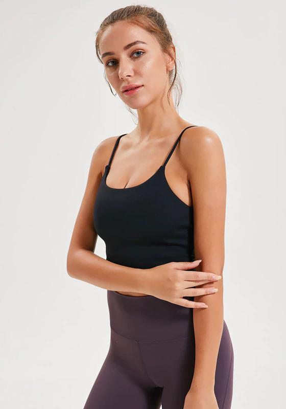 Solid Cami Sports Bra