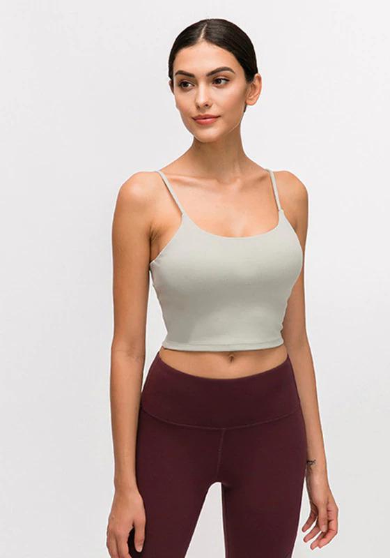 Solid Cami Sports Bra