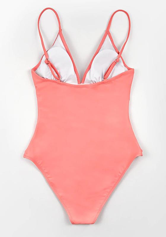 Solid Burgundy Shirring One-piece