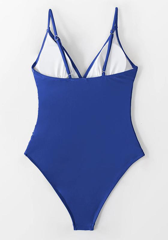 Solid Burgundy Shirring One-piece