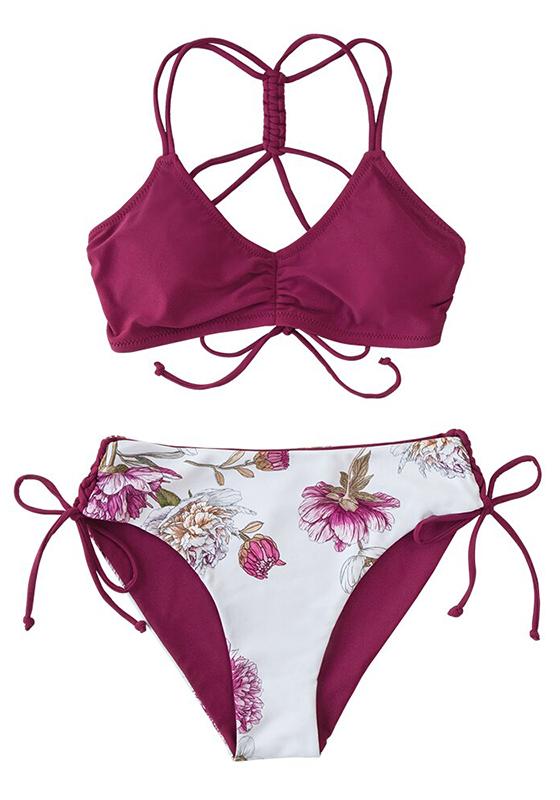 Reversible Bottom Bikini Set