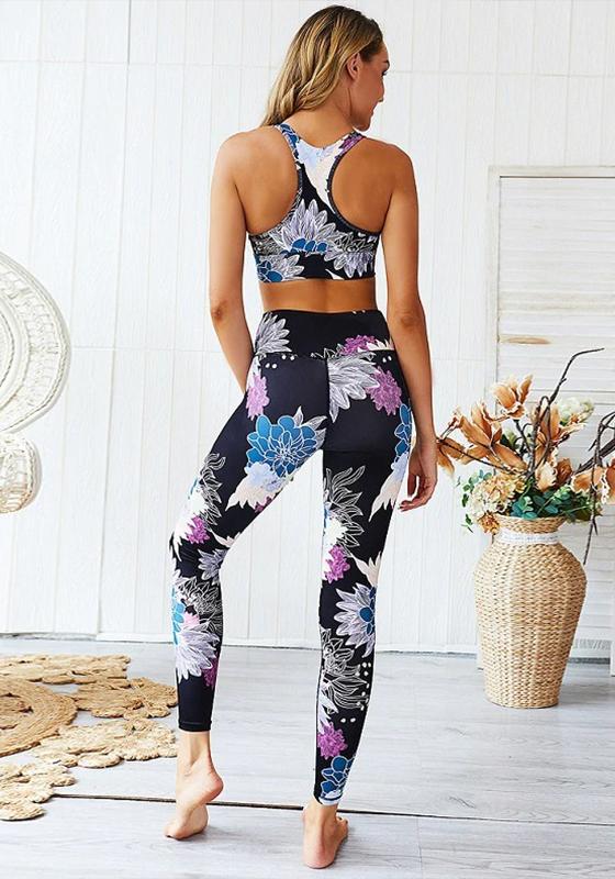 Floral Yoga Set