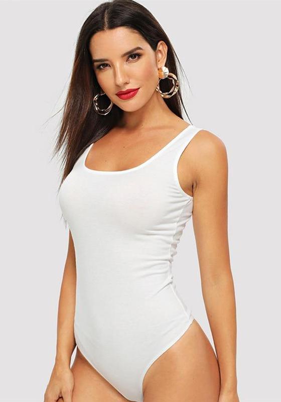 Scoop Neck Classic Slim Fit Bodysuit