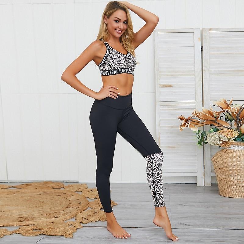 Leopard Yoga Set