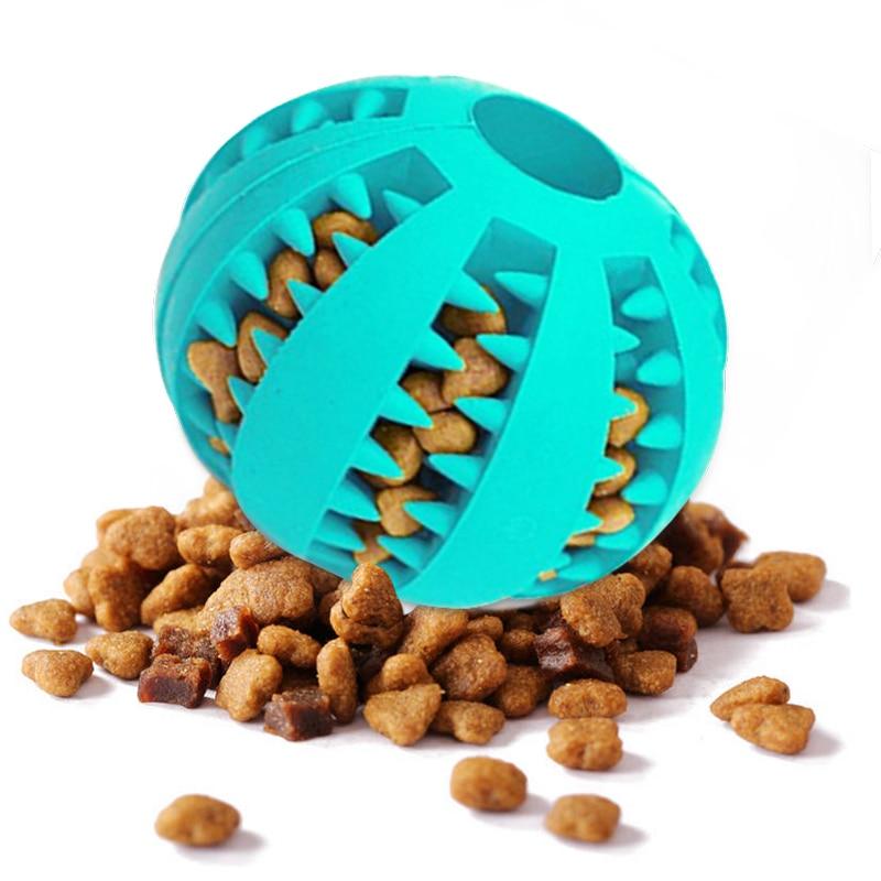 Interactive Food Dispensing Rubber Ball Toy