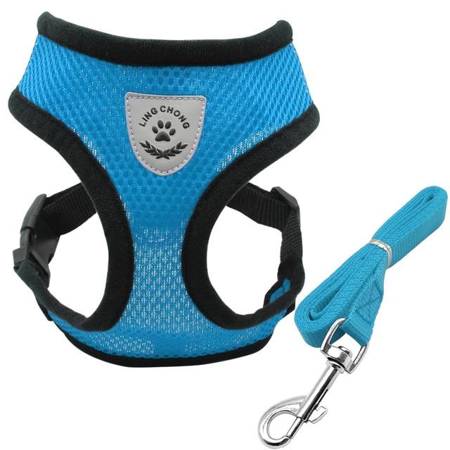 Mesh Cat Harness and Leash