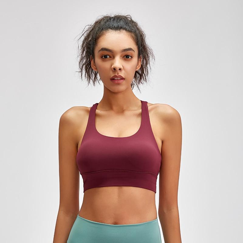 Medium Support Criss-Cross Yoga Bra