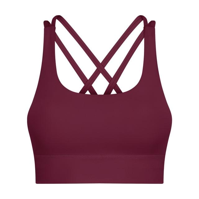 Medium Support Criss-Cross Yoga Bra