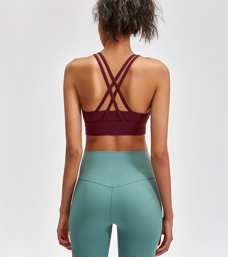 Medium Support Criss-Cross Yoga Bra