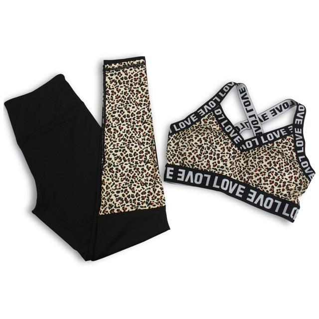 Leopard Yoga Set