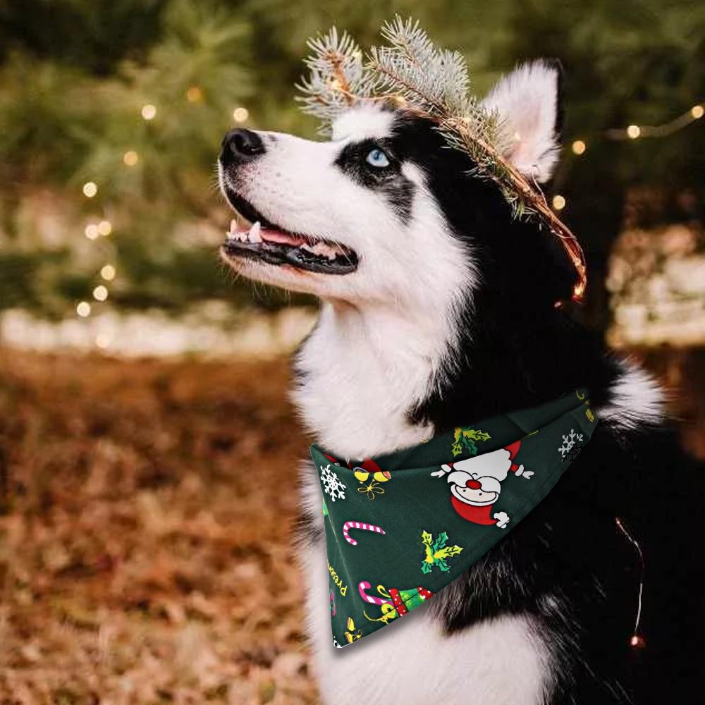 Christmas Dog Bandana Collar