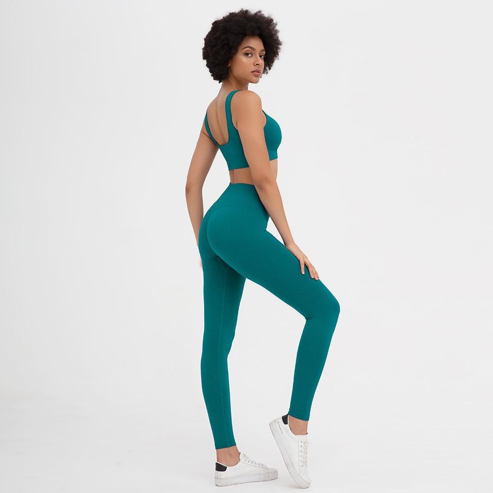 Ribbed Seamless Yoga Set