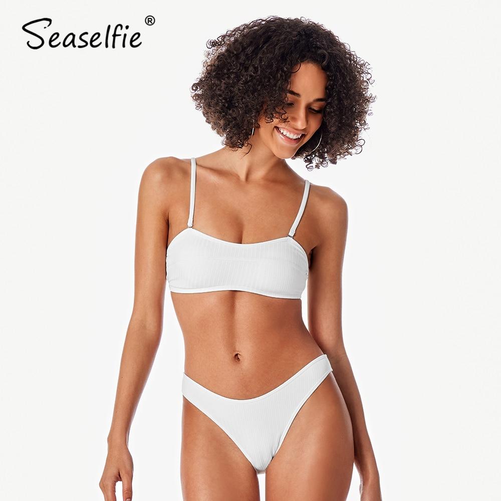 Bandeau Low Waist Bikini Set