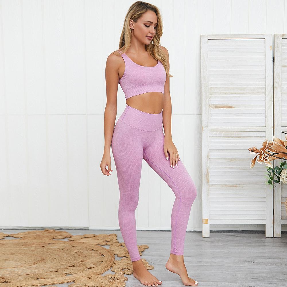 Cado  Ribbed Yoga Set