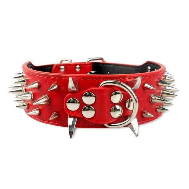 2 Inch Wide Spiked Dog Collar